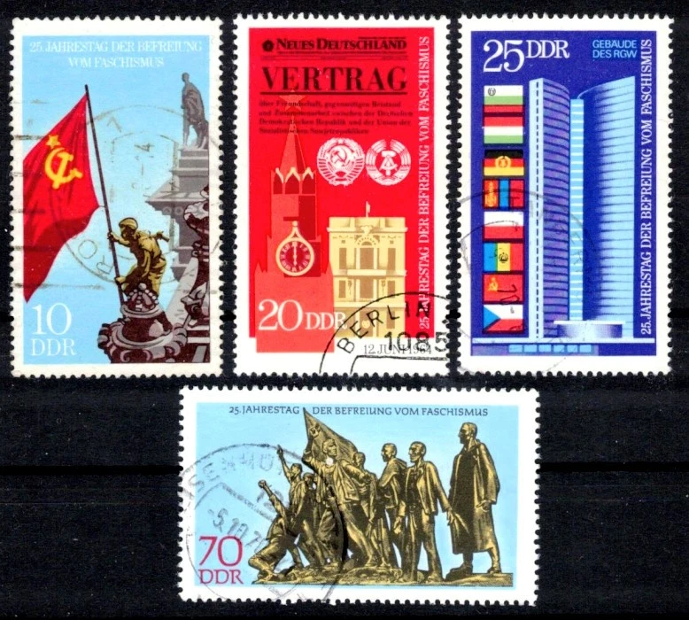 DDR 1569-1572 , gestempelt / o / Befreiung vom Faschismus Ende 2. Weltkrieg /g1 - Bild 1 von 1