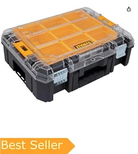 DEWALT TSTAK Tool Organizer Small Parts and Screw Organizer Tool Box (DWST17805)