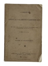 1843 GUADELOUPE EARTHQUAKE Natural Disaster ANTIGUA History ORIGINAL WRAPPERS