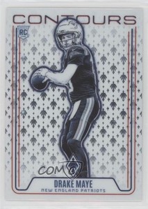 2024 Panini Phoenix Contours Stars Drake Maye #CON-DME Rookie RC