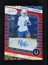 2024 Panini Absolute Rookies Red Spectrum Signatures /100 Anthony Gould Auto 9su