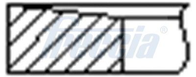 FRECCIA FR10-216100 Piston Ring Set x4 For Ford Transit Van Platform/Chassis Bus
