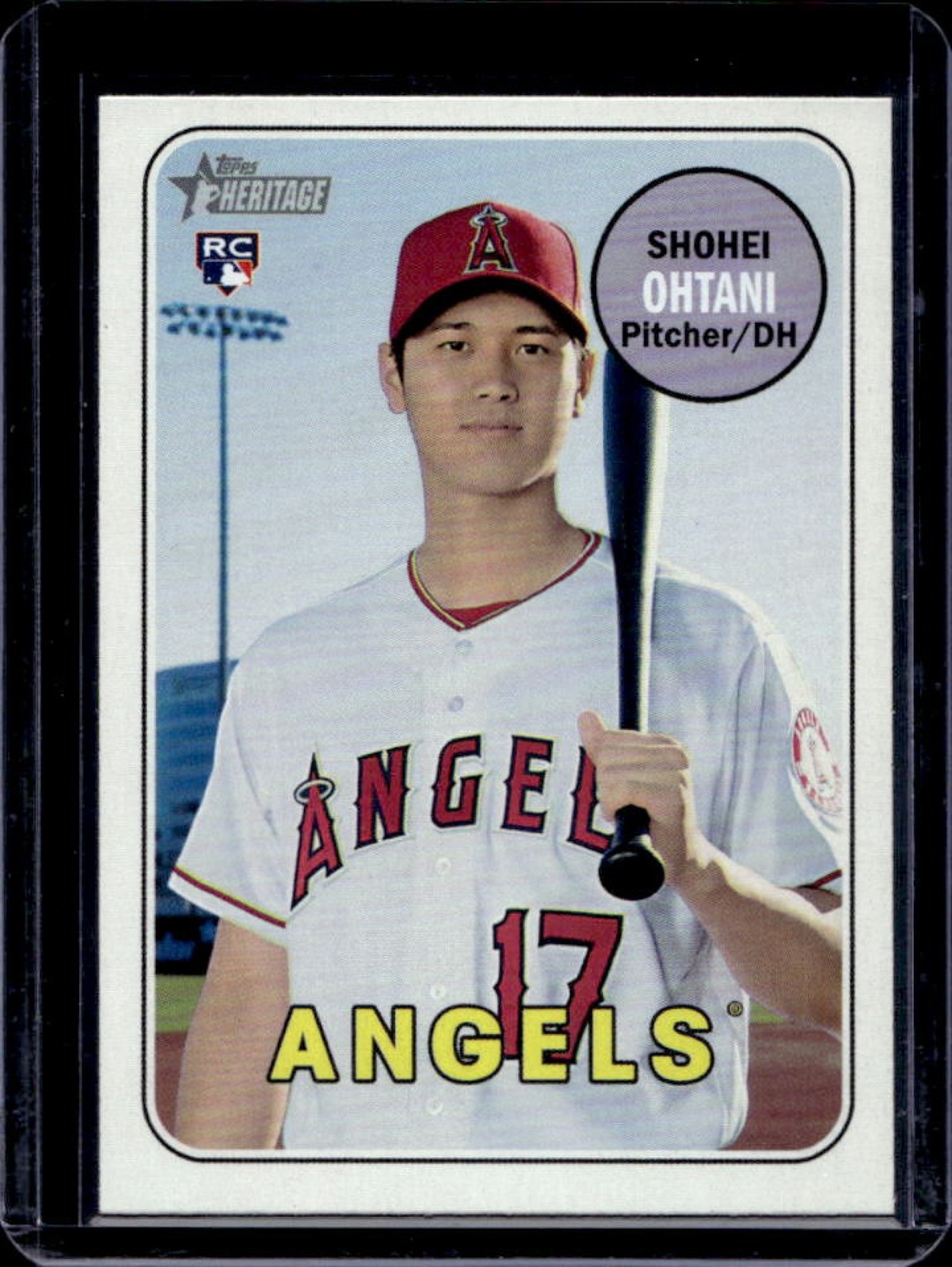 2018 Topps Heritage Shohei Ohtani RC Rookie #600 Angels