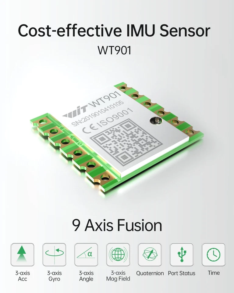 WT901 9-axis Accelerometer IMU Sensor Gyroscope Magnetometer for Arduino - Image 2 of 4