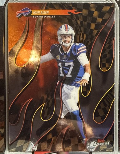 2025-26 Topps Finest Football Josh Allen Torchers Buffalo Bills T-10