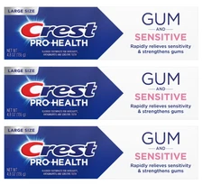Crest Pro-Health Gum Sensitive Anticavity Toothpaste, Large Size 4.8oz-Pack of 3