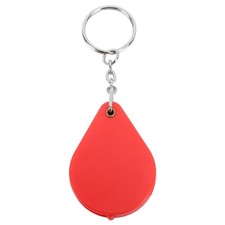 Magnifier Keychain, 10X Magnification Foldable Portable Mini Magnifying Red
