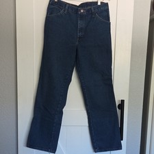 Red Kap Men's Blue 100 Cotton Work Pants Size 34x32 PD54PW6