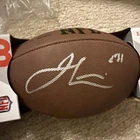 Jamal Lewis - Signed Wilson NFL Football w/ Schwartz Sports COA Baltimore Ravens