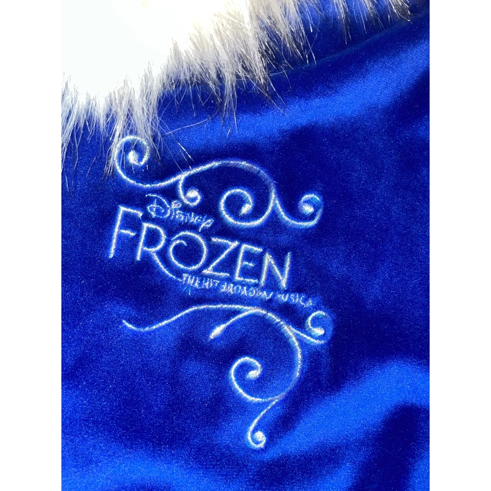 RARA Chaqueta con Capucha Disney Frozen Broadway Musical Elsa Piel Azul Cremallera  Foto 3 de 4