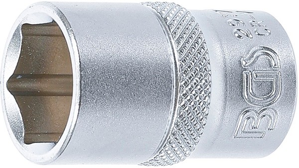 "Bgs STECKSCHLÜSSEL-EINSATZ Sechskant, Innenvierkant 12,5 Mm (1/2\"), Sw 17 Mm"-image