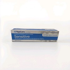 TopCare Sensitive Extra Whitening Anticavity Toothpaste For Sensitive Teeth 4 Oz