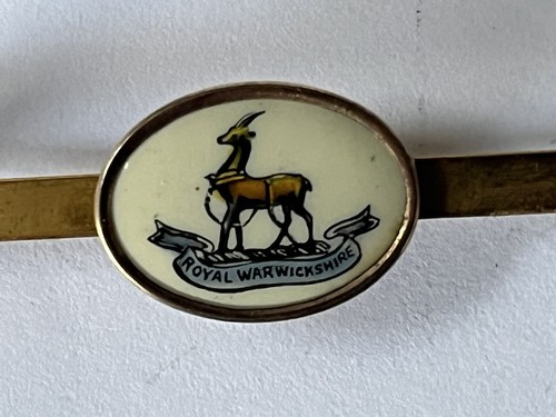 WW1 Royal Warwickshire Gilt Sweetheart Brooch Special Manufacture - Picture 2 of 13