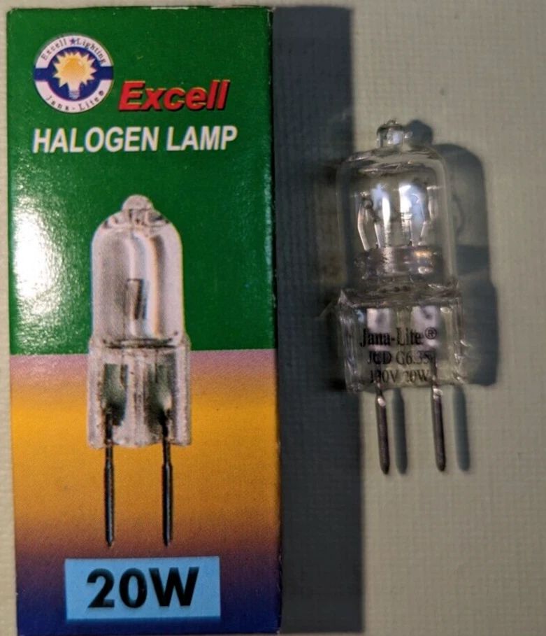 5-pack JCD20-G6.35 T3 20W  130V Line Voltage Lighting Bulb - Image 3 of 4