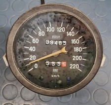 Fiat 124 coupè tachimetro contachilometri control instruments Veglia Borletti