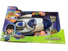 Disney Junior Miles Tomorrowland Stellosphere Ship con luces, sonido y figura Nuevo en caja