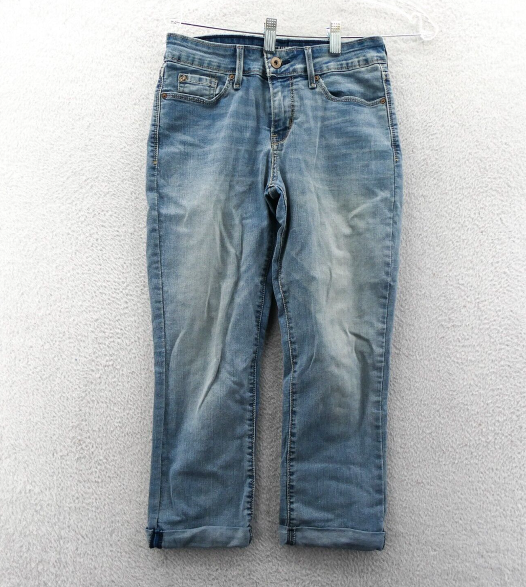 Jean Levis Femme Taille 8 - Délavé Moyen, Bootcut, 98% Coton, Très Bon état