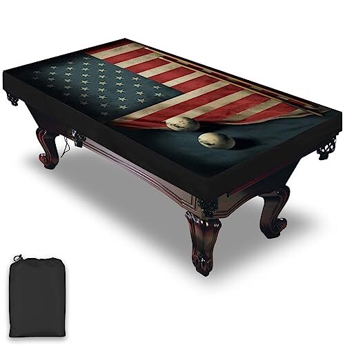Pool Table Cover, Waterproof & Dustproof Outdoor/Indoor Polyester Taffeta 7 FT - Picture 2 of 8