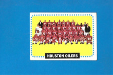 1964 Topps Football Card #88, Houston Oilers Team EX