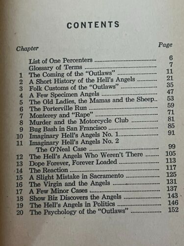 1966 Hell’s Angels MC Sex and Savagery of Hell’s Angels Taschenbuch 1. Jan Hudson - Bild 10 von 12