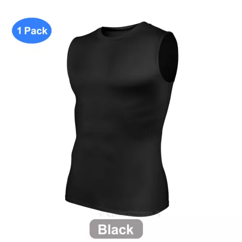 Gilet dimagranti uomo sport abbigliamento attivo top shapewear camicia compressione body shaper - Foto 18 di 36