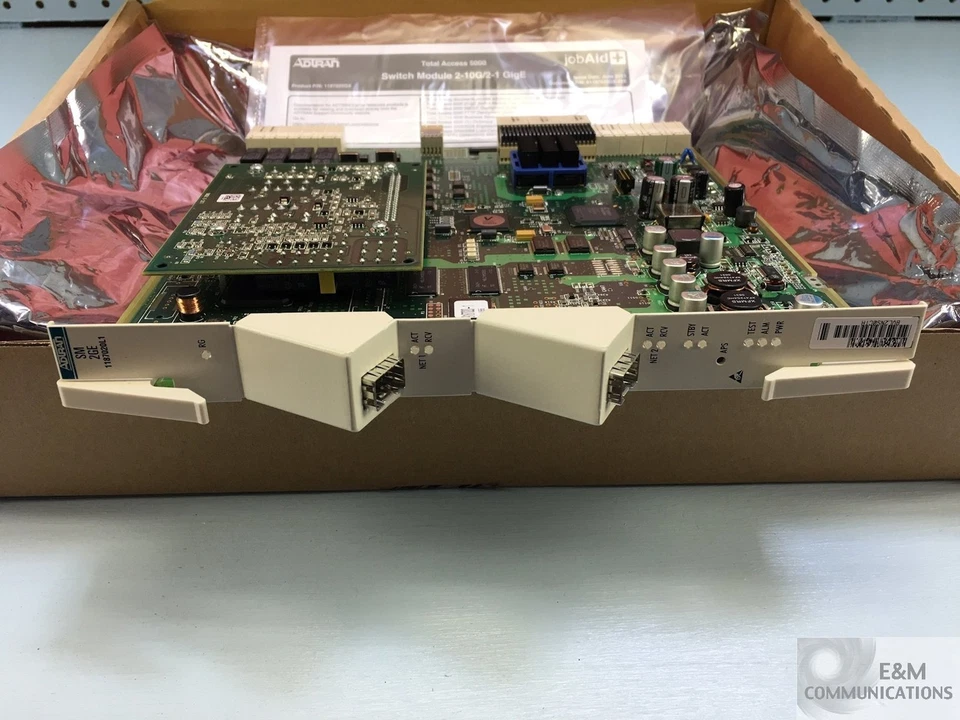 1187020L1 ADTRAN TA5000 2-PORT 2 GIGABIT ETHERNET MODULE TOTAL ACCESS BVL2NS0CTA - Image 2 of 4