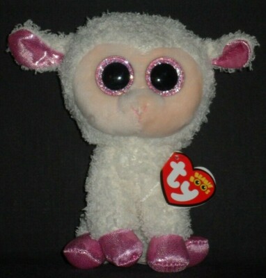 TY TWINKLE the 6'' LAMB BEANIE BOO - MINT with MINT TAGS