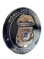 Homeland Security Investigation Challenge Coin