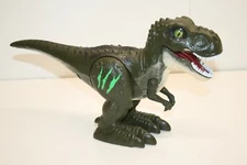 ZURU Robo Alive T-Rex Green Dinosaur Robotic Walking Roaring Working 12" x 7"