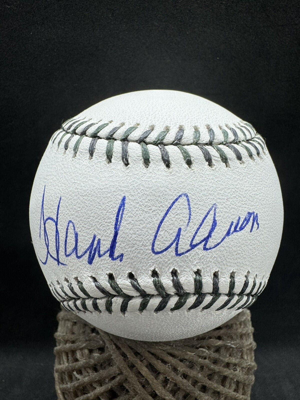 Hank Aaron Autographed Signed Baseball JSA Witness MEMORIAL DAY BALL 1/1 