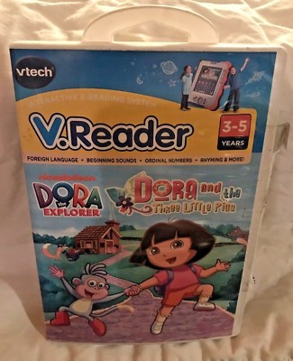 Vtech V.Reader Dora And The Three Little Pigs Ages 3-5 Years