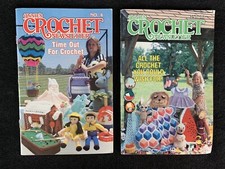Vintage 1980s Annies Crochet Newsletter Magazines Lot of 2