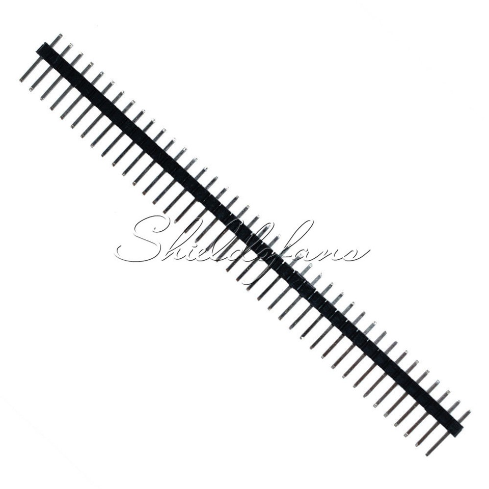 Lot De 10 Connecteurs Header Mâle 2x20 Pins – 2,54 Mm, Angle Droit, Pour PCB Et Breadboard - 6