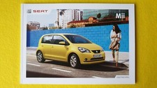 SEAT Mii S SE Mango Sport I-TECH car brochure sales catalogue July 2014 MINT P