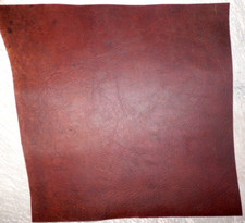 11.5"x12" DARK BROWN OIL TANNED UTILITY LEATHER COWHIDE avg 1.4mm thick 23