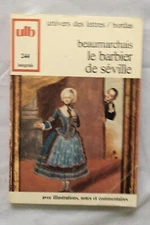 Beaumarchais • Le Barbier de Seville • Vintage Paperback 1972