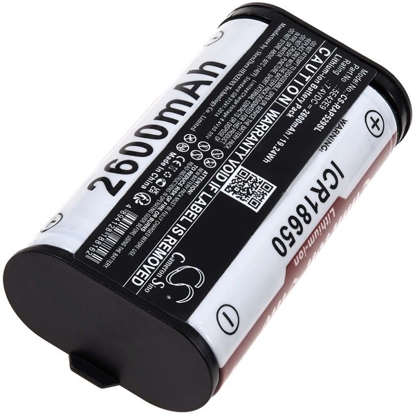 Akku Kompatibel Mit Ring Typ 5E42E9 7,4V 2600Mah/19Wh Li-Ion Schwarz-image