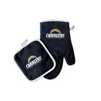 San Diego Chargers Nfl Oven Mitt And Pot Holder Set, New, Free Shipping on sale San Diego Chargers Nfl Oven Mitt And Pot Holder Set, New, Free Shipping on sale