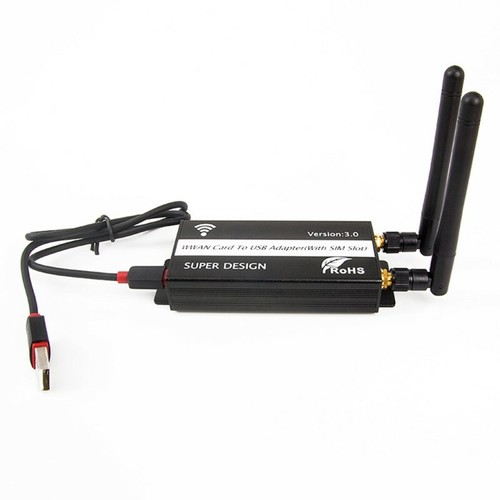 NGFF M.2 to USB2.0 USB3.0 Adapter With SIM card Slot for WWAN/LTE/3G/4G Module - Picture 34 of 39
