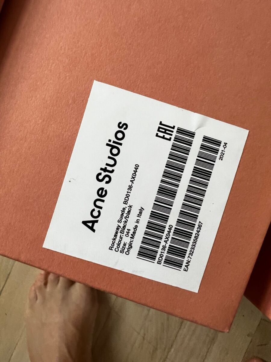 Acne Studios , Rockaway Sneakers in Multi Black , 11 US / 44 Acne Studios , Rockaway Sneakers in Multi Black , 11 US / 44