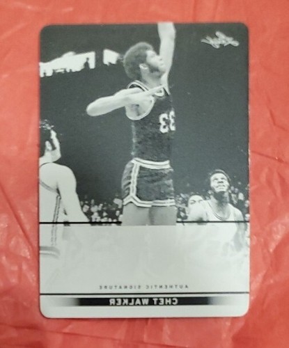 2012-13 Leaf Metal Black Plate 1/1 Card #CWI Chet Walker