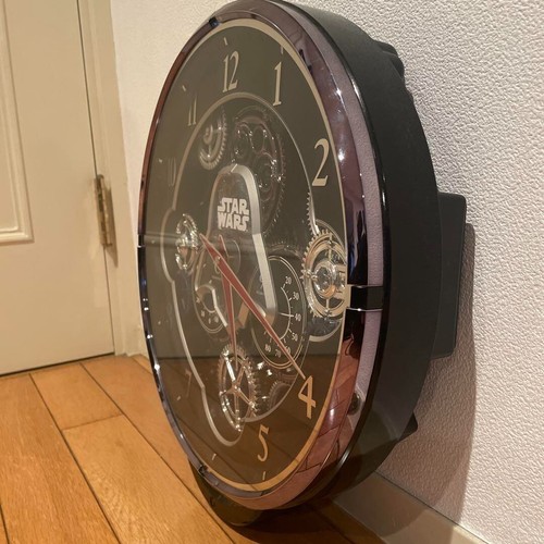 Star Wars Darth Vader Karakuri Wall Clock LTD Swarovski Elements decoration USED - Picture 13 of 24