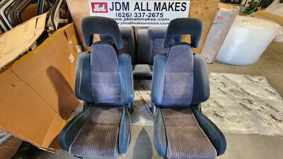 JDM 91 Toyota Corolla Levin AE92 GT OEM Right RH LH & Rear Seats Set RARE OEM