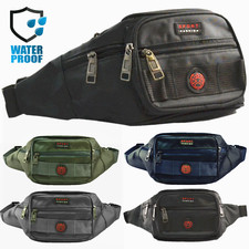 Unisex Waterproof Fanny Pack Travel Pouch Waist Shoulder Hip Adjustable Belt Bag