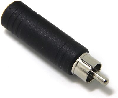 Cheyenne Hawk Pen Tattoo Power Supply 1/4'' 6.35mm Female - RCA Male Plug Adapter