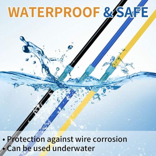 135PCS Assortment Heat Shrink Wire Connectors Electrical Terminals Crimp Seal - Picture 3 of 7