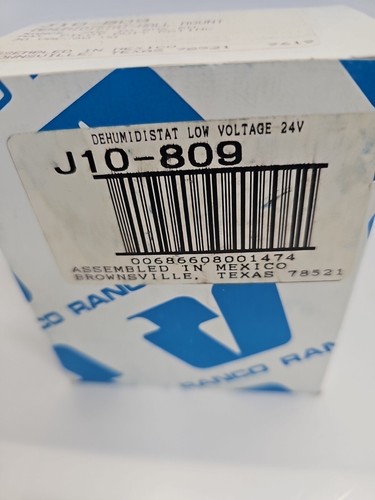 Ranco J10-809 Humidistat Low Voltage 30v (New in Box) OFFWHITE - Picture 3 of 4