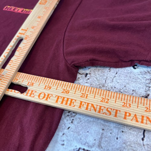 Reef Men's Burgundy Short Sleeve Double Sided Graphic Print Tee T-Shirt Large - Picture 4 of 6