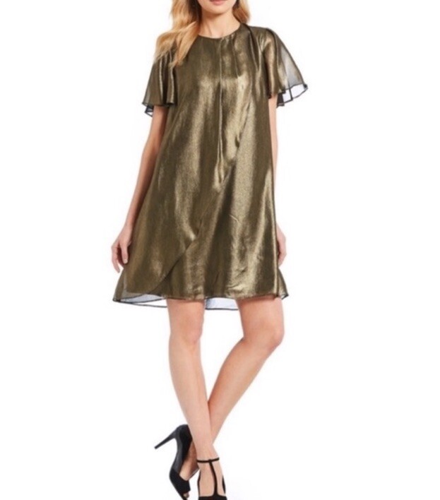 slim fit dress slacks Juliet Gown In Shimmer Jersey