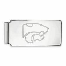 Sterling Silver Kansas State  Wildcat Money Clip